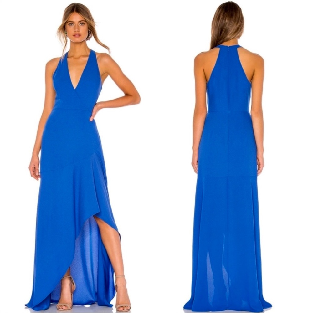BCBGmaxazria electric blue halter gown 💙🦋